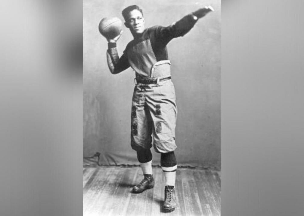 1921: Fritz Pollard becomes a player/coach
